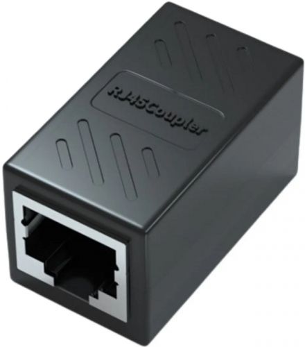 

Адаптер-проходной RJ-45 8P8C категория 5e, черный Vcom CT251S (CT251S), CT251S