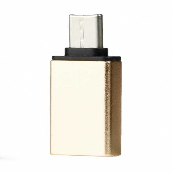 

Переходник (адаптер) USB-USB Type-C, OTG, золотистый Smartbuy A220 (A220), A220