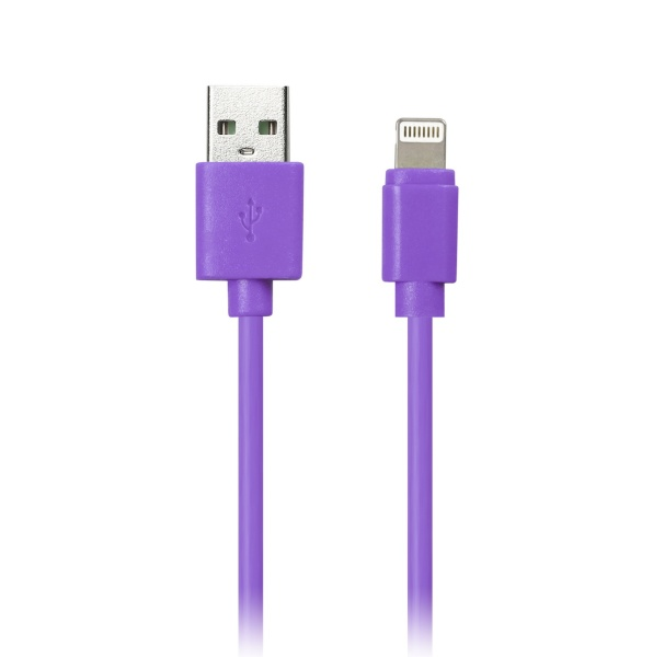 

Кабель USB 2.0(Am)-Lightning 8-pin(m) 1 м, фиолетовый Smartbuy (iK-512c)