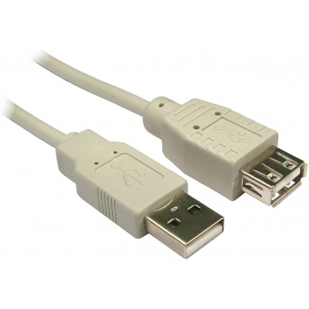 

Кабель-удлинитель USB 2.0(Am)-USB 2.0(Af), ферритовый фильтр, экранированный 5 м, серый KS-IS (KS-455-5)