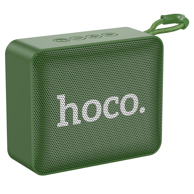 

Портативная акустика Hoco BS51 Gold brick, 5 Вт, FM, AUX, USB, microSD, Bluetooth, зеленый (780775), BS51 Gold brick