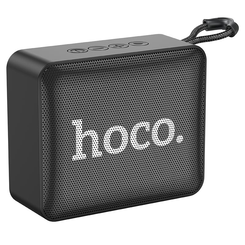 Акустика портативная Hoco BS51 Gold brick, 5Вт, FM, AUX, USB, microSD, Bluetooth, черный (780737) - фото 1