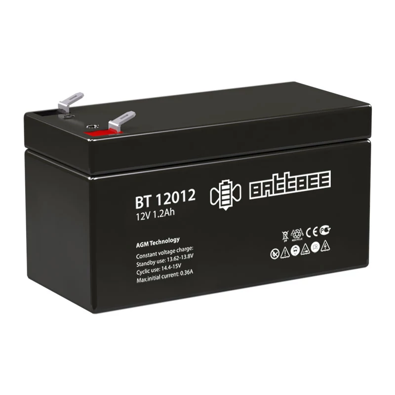 

Аккумуляторная батарея для ИБП BattBee BT 12012, 12V, 1.2Ah (12012), Черный, 12012