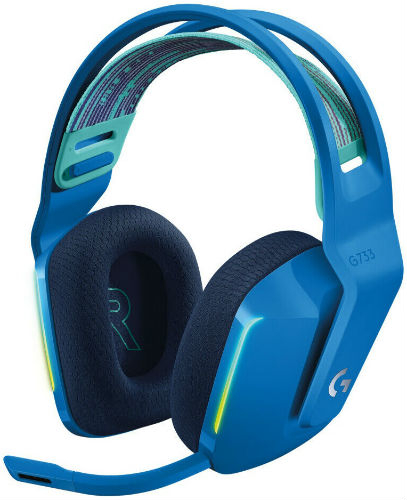 Беспроводная гарнитура Logitech G733 Lightspeed, синий