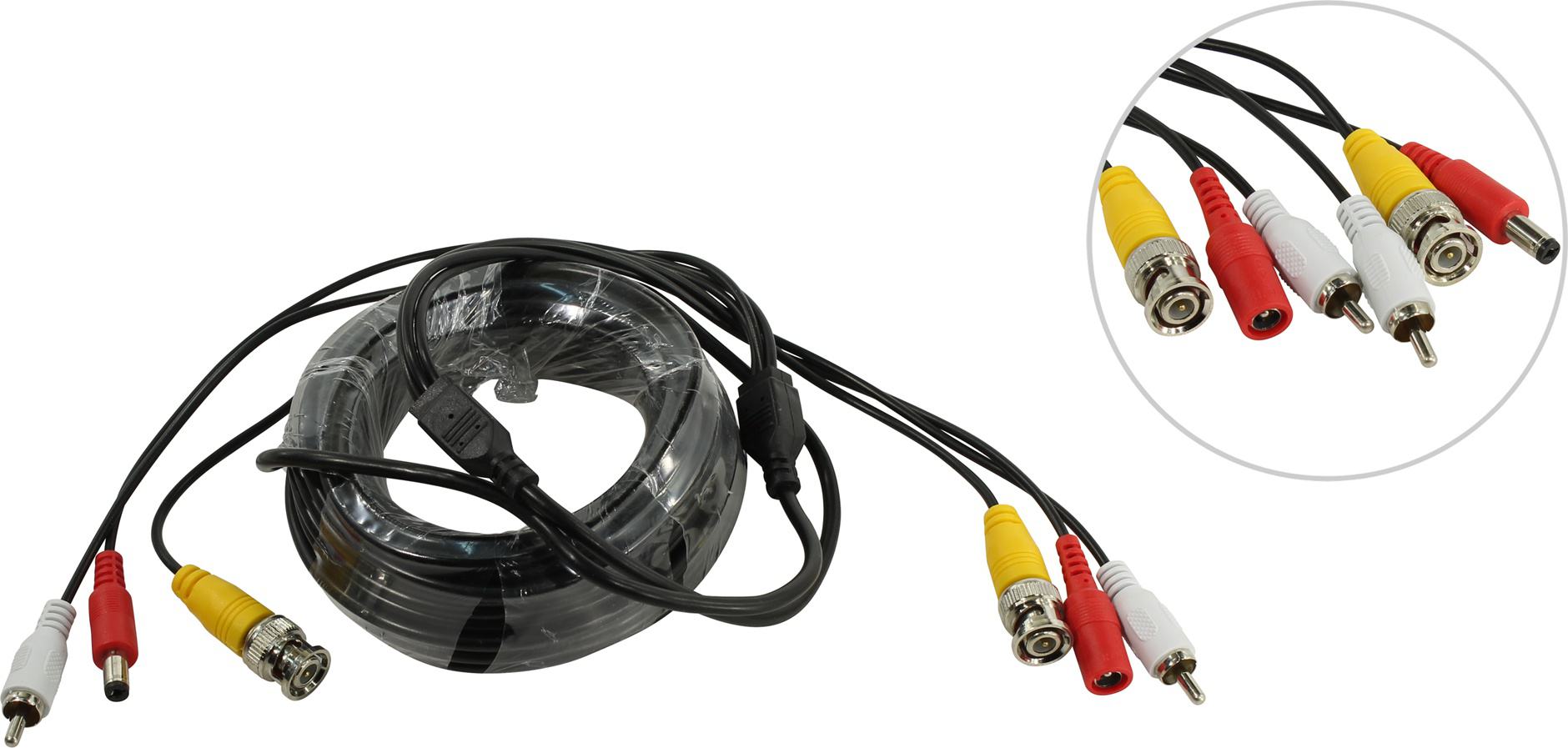 

Кабель Orient CVAP-50, BNC+1RCA+питание, черный (CVAP-50), CVAP-50