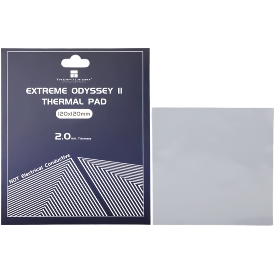 

Термопрокладка Thermalright EXTREME ODYSSEY II, 14.8 Вт/м·К, коробка, 120x120x2мм, серый (ODYSSEY-II-120X120-2.0), EXTREME ODYSSEY II