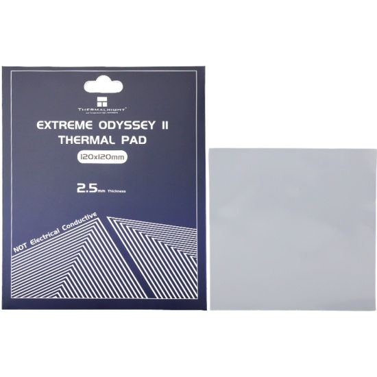 

Термопрокладка Thermalright EXTREME ODYSSEY II, 14.8 Вт/м·К, коробка, 120x120x2.5мм, серый (ODYSSEY-II-120X120-2.5), EXTREME ODYSSEY II
