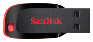 

Флешка 128Gb USB 2.0 Sandisk Cruzer Cruzer Blade, черный/красный (SDCZ50-128G-B35), Cruzer Blade