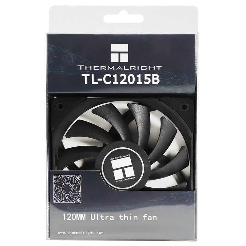 

Вентилятор Thermalright TL-C12015B, 120 мм, 1800rpm, 26.1 дБ, 4-pin PWM, 1шт (TL-C12015B), TL-C12015B