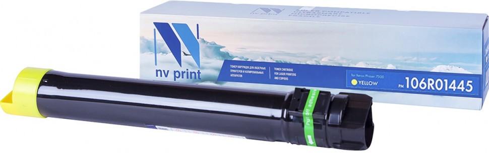 

Картридж лазерный NV Print NV-106R01445Y (106R01445), желтый, 17800 страниц, совместимый для Xerox Phaser 7500