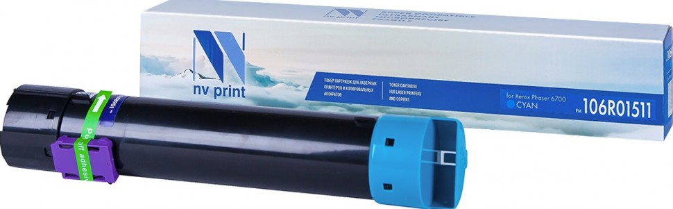 

Картридж лазерный NV Print NV-106R01511C (106R01511), голубой, 5000 страниц, совместимый для Xerox Phaser 6700