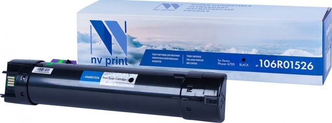 

Картридж лазерный NV Print NV-106R01526Bk (106R01526), черный, 18000 страниц, совместимый для Xerox Phaser 6700