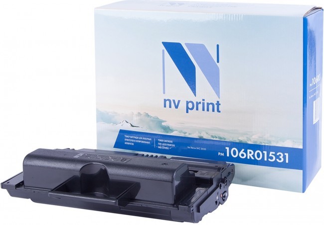 

Картридж лазерный NV Print NV-106R01531 (106R01531), черный, 11000 страниц, совместимый для Xerox WorkCentre 3550