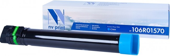 

Картридж лазерный NV Print NV-106R01570C (106R01570), голубой, 17200 страниц, совместимый для Xerox Phaser 7800
