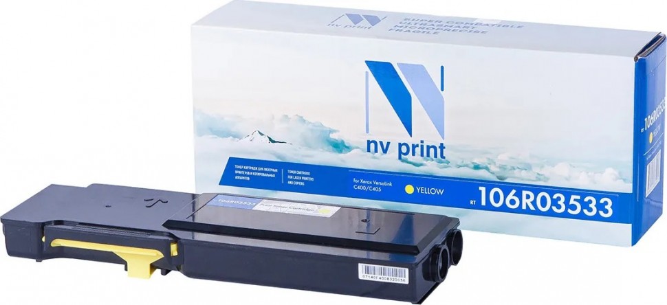 

Картридж лазерный NV Print NV-106R03533Y (106R03533), желтый, 8000 страниц, совместимый для Xerox VersaLink C400 | C405
