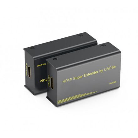

Удлинитель HDMI KS-is, 1xHDMI(19M)-1xRJ-45, 1920x1080, по витой паре до 60 м, Скорость передачи данных: 10.2 Гбит/сек (KS-430P)