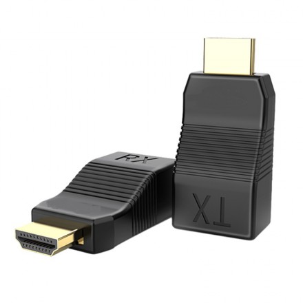 Удлинитель HDMI KS-is, 1xHDMI(19M)-1xRJ-45, 1920x1080, по витой паре до 30 м, Скорость передачи данных: 10.2 Гбит/сек (KS-431)