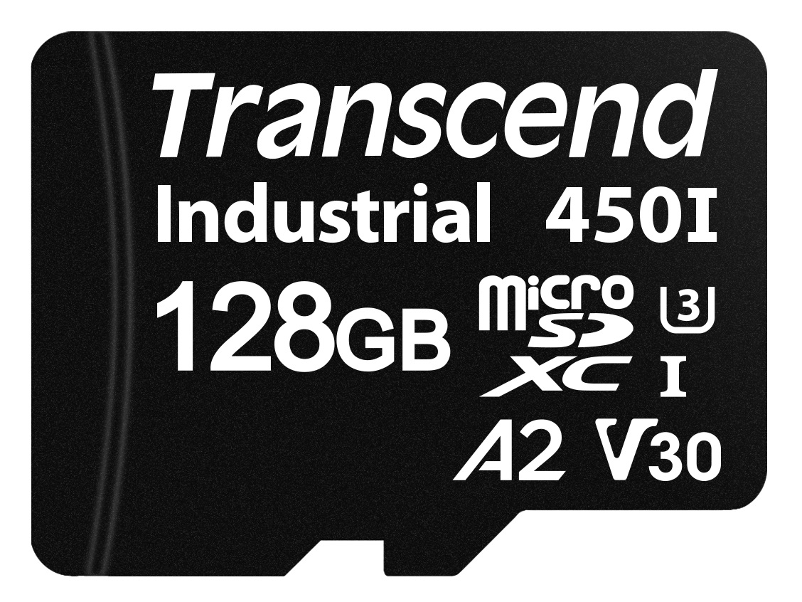 Карта памяти 128Gb microSDXC Transcend Class 10 UHS-I U3 V30 A2 (TS128GUSD450I)