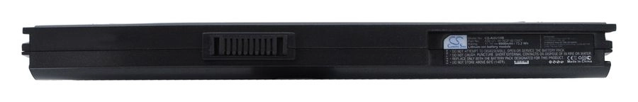 Аккумуляторная батарея CameronSino CS-AUU1HB для Asus, 11.1V, 6600mAh, черный, усиленная