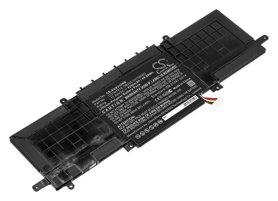 Аккумуляторная батарея CameronSino CS-AUX333NB для Asus 116V 4250mAh 491 Wh черный 517500₽