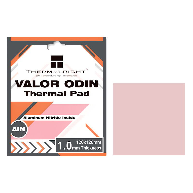 

Термопрокладка Thermalright Valor Odin Termal Pad, 15 Вт/м·К, коробка, 120x120x1.5мм, розовый (VALOR-ODIN-120X120-1.5), Valor Odin Termal Pad