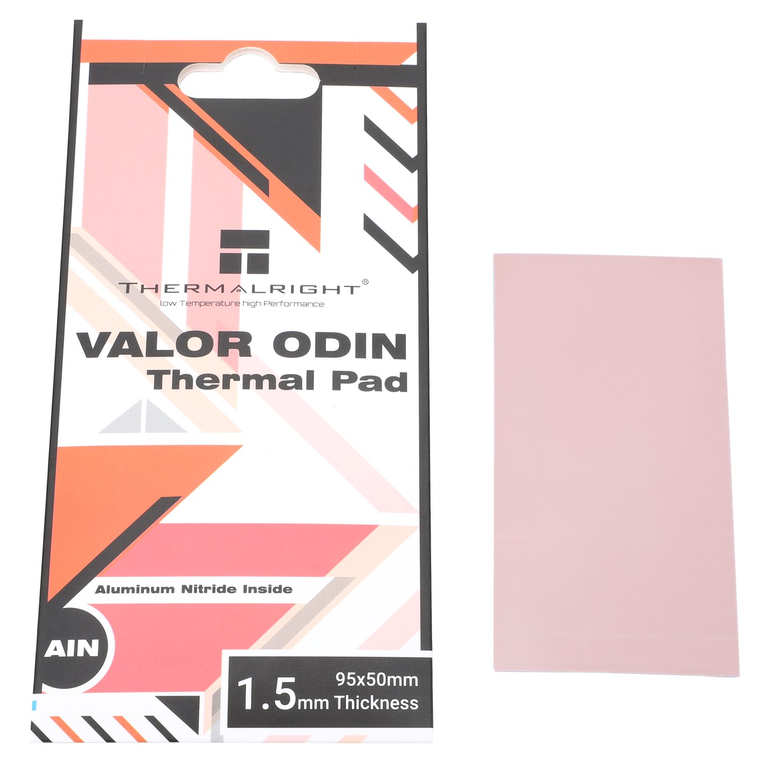 

Термопрокладка Thermalright Valor Odin Termal Pad, 15 Вт/м·К, коробка, 95x50x1.5мм, розовый (VALOR-ODIN-95X50-1.5), Valor Odin Termal Pad