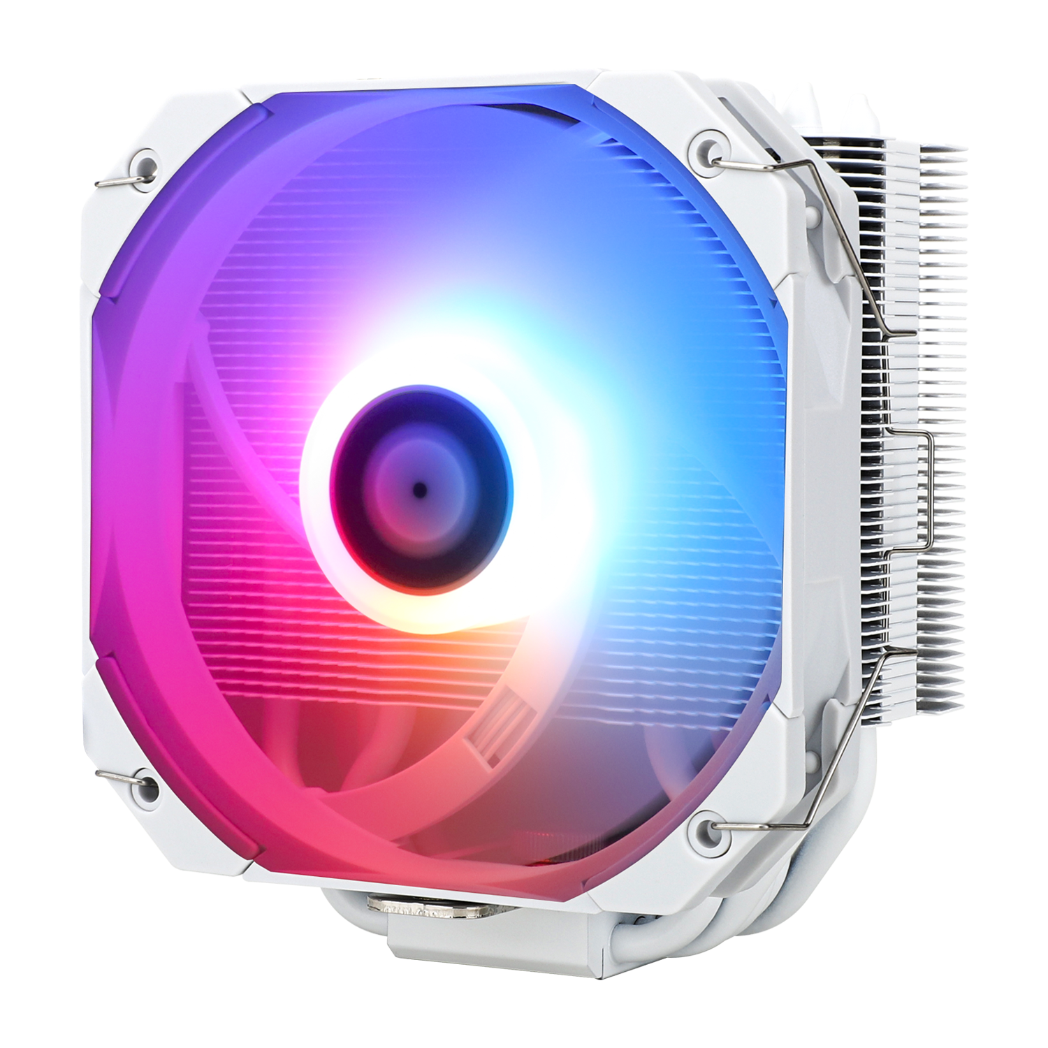 

Кулер для процессора Thermalright Assassin King 120 MINI White для Socket/115x/1200/1700/2011/2011-3/2066/AM4/AM5, 120мм, 1500rpm, 25.6 дБ, 4-pin PWM+3-pin 5V ARGB, Al+Cu, ARGB (Assassin King 120 MINI White), Assassin King 120 MINI White