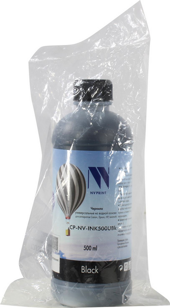 

Чернила NV-Print CP-NV-INK500UBk, 500 мл, черный, совместимые, водные для Canon/Epson/НР/Lexmark (CP-NV-INK500UBk), CP-NV-INK500UBk
