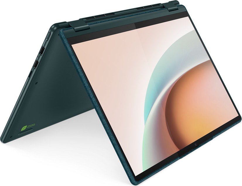 

Ноутбук Lenovo Yoga 6 13ALC7 13.3" IPS 1920x1200 Touch, AMD Ryzen 7 5700U 1.8GHz, 16Gb RAM, 512Gb SSD, W11, темно-зеленый (82UD000BRU), 13ALC7