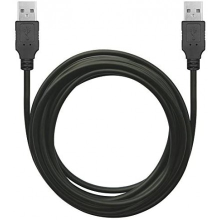 

Кабель USB 2.0(Am)-USB 2.0(Am), 2A 1.8 м, черный KS-IS (KS-586B-2)