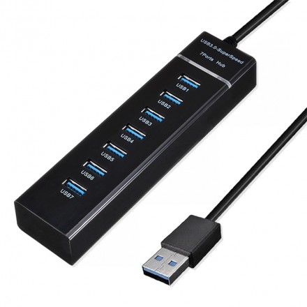 USB-концентратор KS-is KS-568, 7xUSB 2.0
