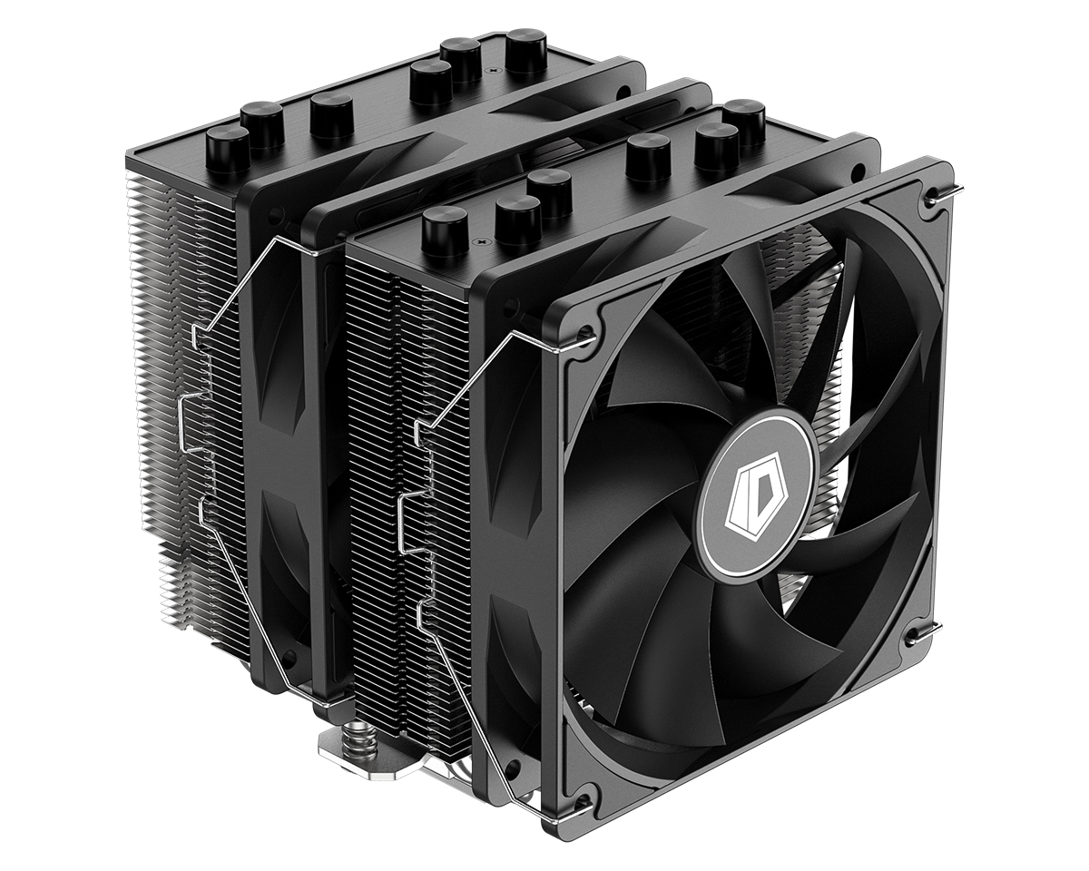 Кулер для процессора ID-COOLING SE-206-XT для Socket/115x/1200/1700/1851/AM4/AM5, 120 мм, 1800rpm, 35.2 дБА, 250 Вт, 4-pin PWM, Al+Cu