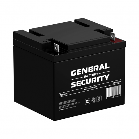 Аккумуляторная батарея для ИБП General Security GSL GSL1240, 12V, 40Ah