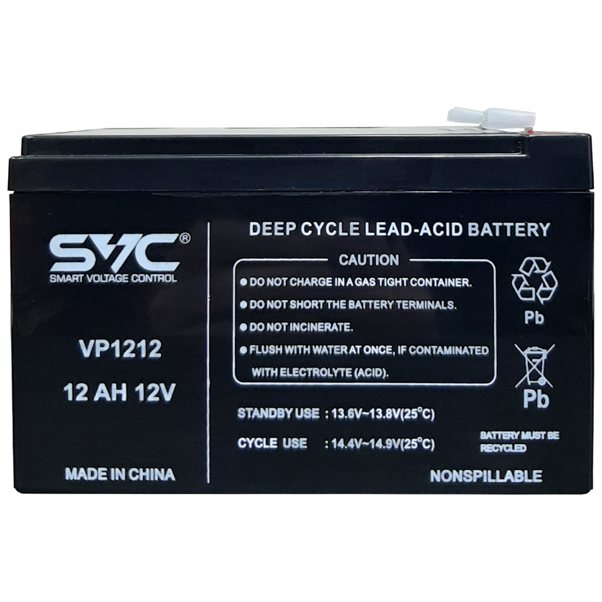 Аккумуляторная батарея для ИБП SVC, 12V, 12Ah