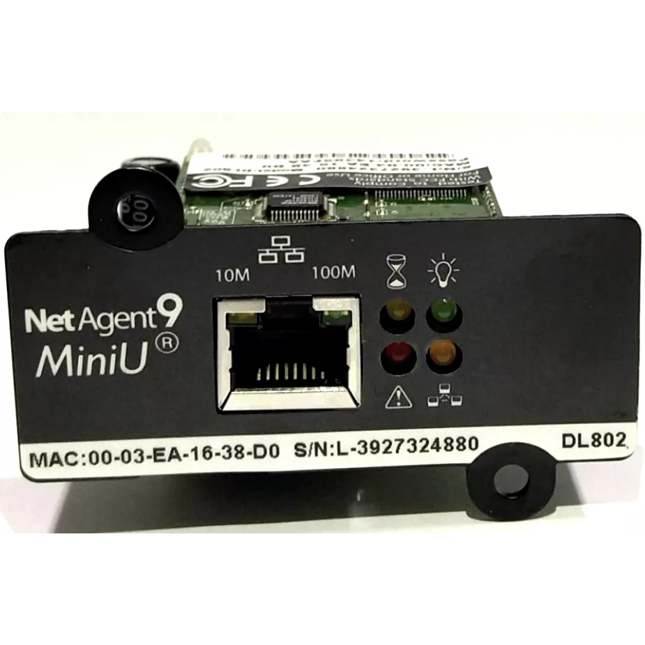 Модуль удаленного мониторинга и управления SNMP DL802/DL802S для ИБП SNR