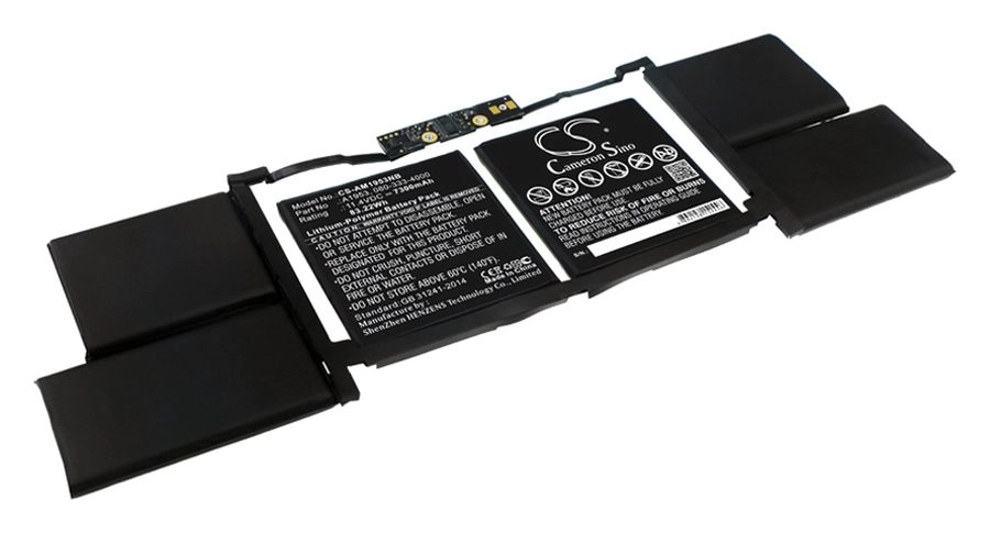 Аккумуляторная батарея CameronSino CS-AM1953NB для Apple, 11.4V, 7300mAh, черный