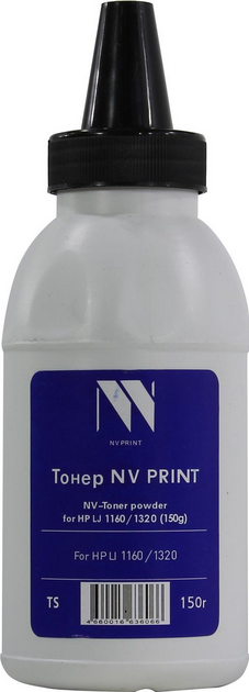 

Тонер NV Print, бутыль 150 г, черный, совместимый для LJ 1160/1320