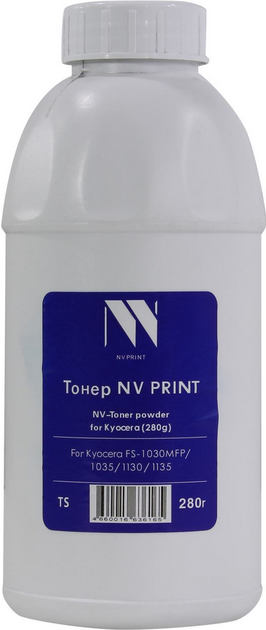 

Тонер NV Print, бутыль 280 г, черный, совместимый для Kyocera FS-1030MFP/1035/1130/1135