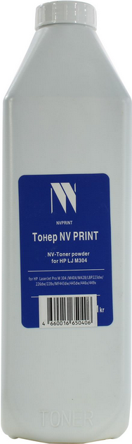 

Тонер NV Print, бутыль 1 кг, черный, совместимый для LJ M304