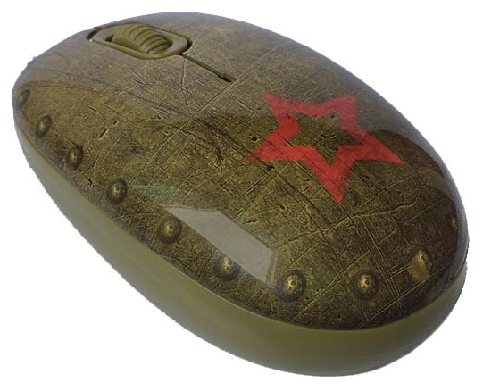 

Мышь проводная CBR Tank Battle, 1200dpi, оптическая светодиодная, USB, принт, коврик, Tank Battle Brown USB