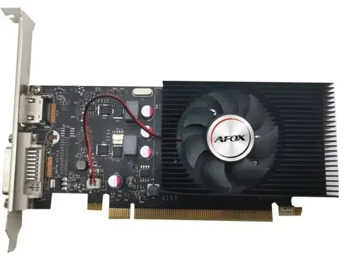 Видеокарта AFOX NVIDIA GeForce GT 1030, 2Gb DDR5, 64bit, PCI-E, DVI, HDMI, Retail (AF1030-2048D5L7 ) - фото 1