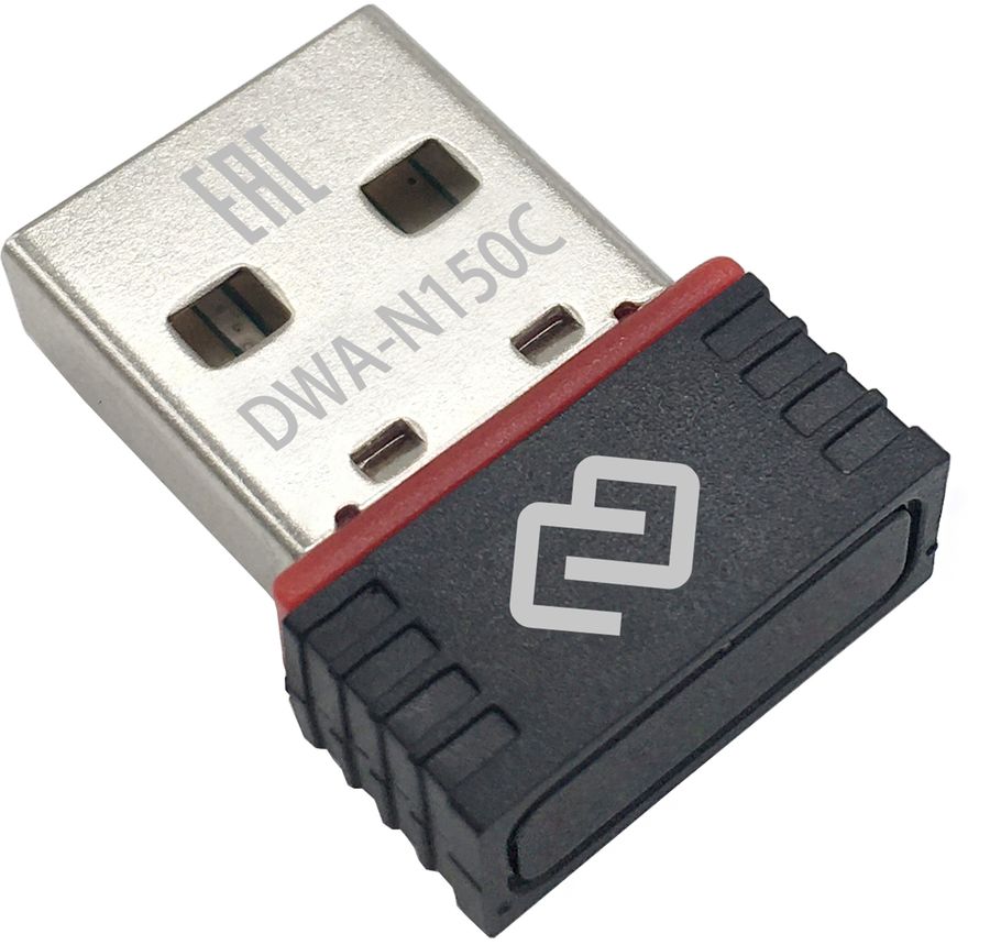 Адаптер Wi-Fi DIGMA DWA-N150C, до 150 Мбит/с, USB