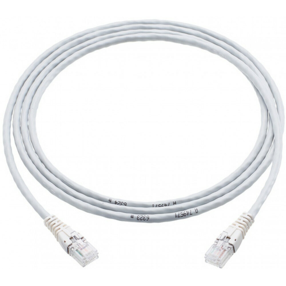 Патч-корд R&M UTP, кат.5e, 50 см, RJ45-RJ45, серый
