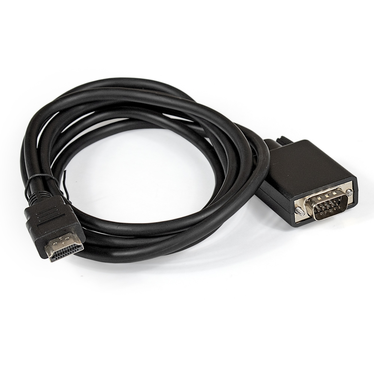 Кабель HDMI(19M)-VGA(15M), 1.8 м, Exegate EX-CC-HDMIM-VGAM-1.8