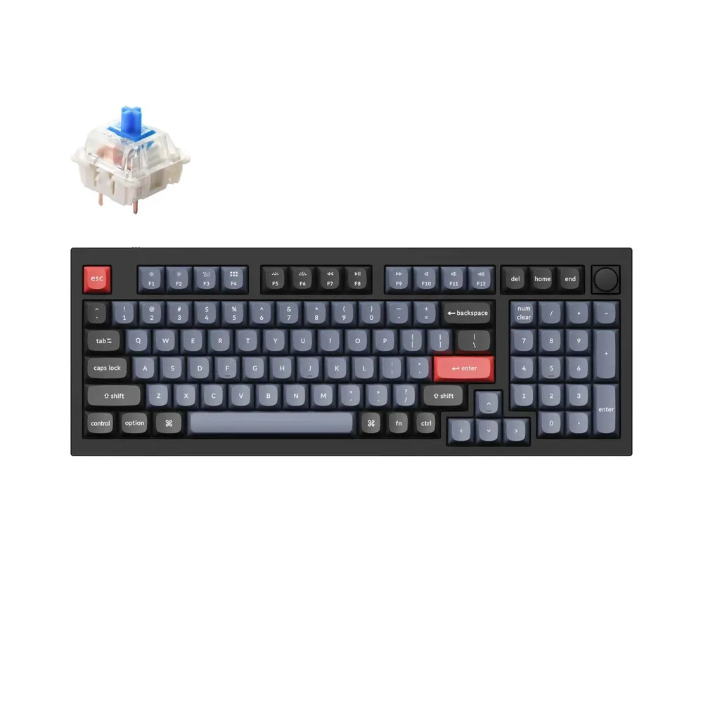 

Клавиатура проводная Keychron Q5-M2, механическая, Blue Switch, подсветка, USB, черный (Q5-M2-RU), Q5-M2