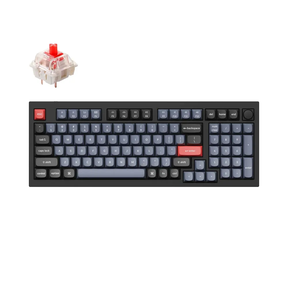 

Клавиатура проводная Keychron Q5-M1, механическая, Red Switch, подсветка, USB, черный (Q5-M1-RU), Q5-M1