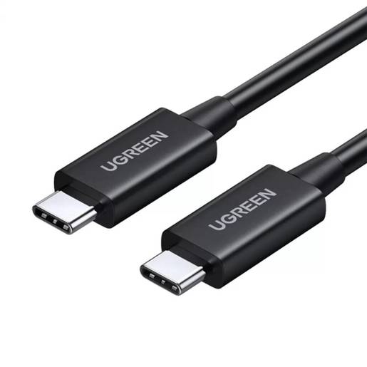 

Кабель USB Type-C-USB Type-C, экранированный, быстрая зарядка, 5A 2 м, черный UGREEN US501 (60621), US501