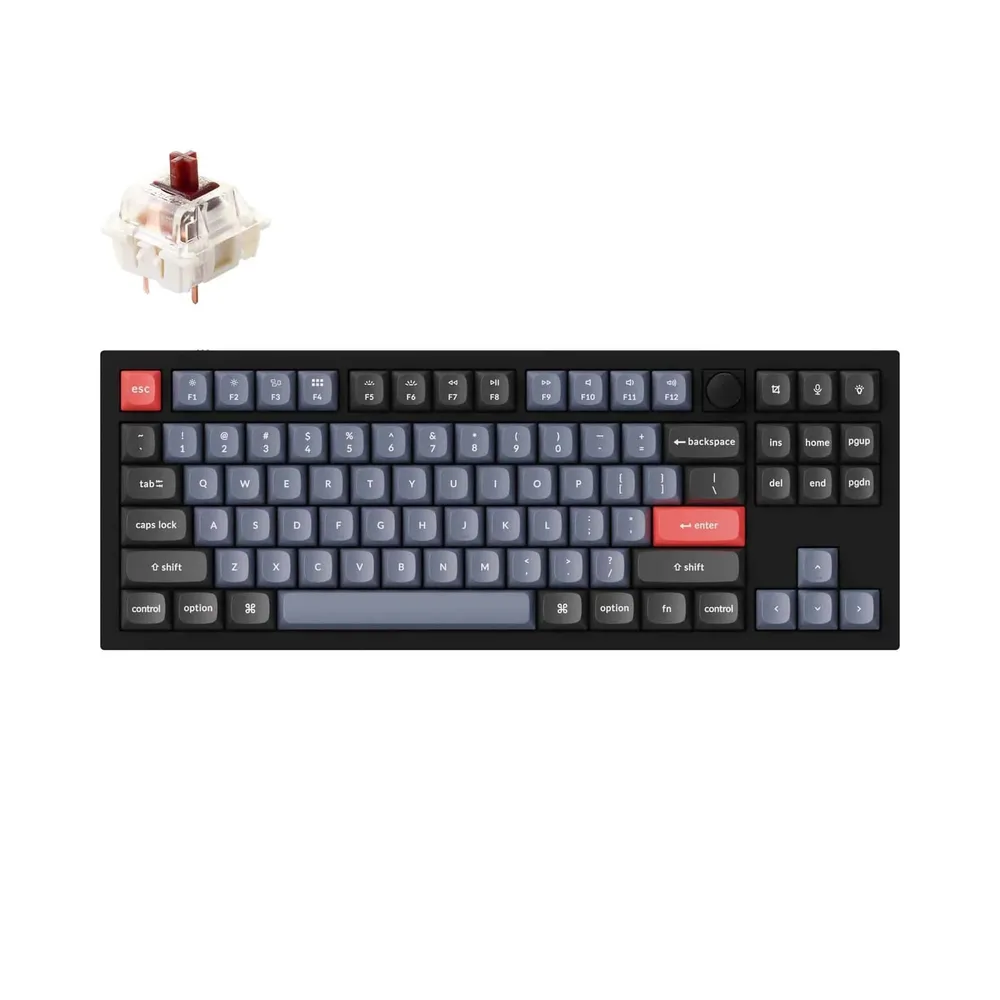 

Клавиатура проводная Keychron Q3-M3, механическая, Brown Switch, подсветка, USB, черный (Q3-M3-RU), Q3-M3