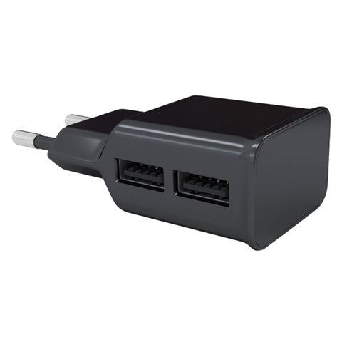 

Сетевое зарядное устройство Red Line NT-2A 5Вт, 2xUSB, 2.1A, черный (УТ000012252), кабель USB Type C, NT-2A