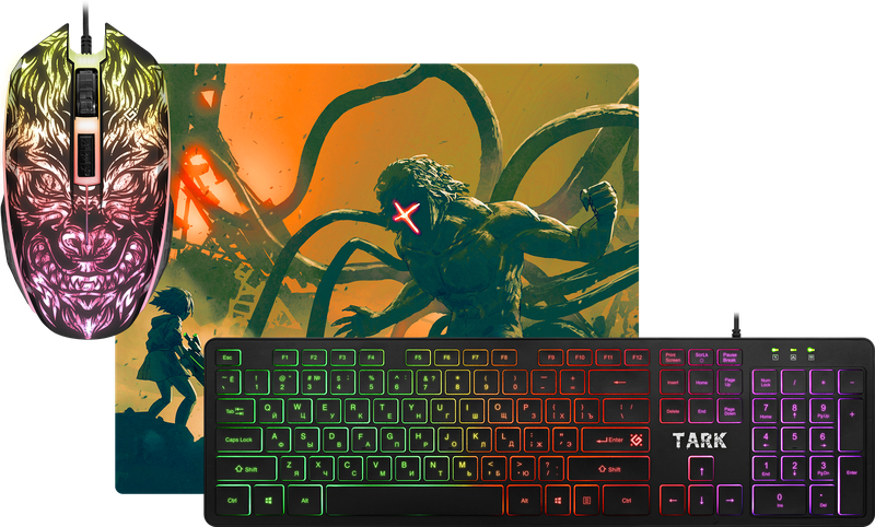 

Клавиатура + мышь Defender Tark C-779 RU, USB, черный (52779), Tark C-779 RU